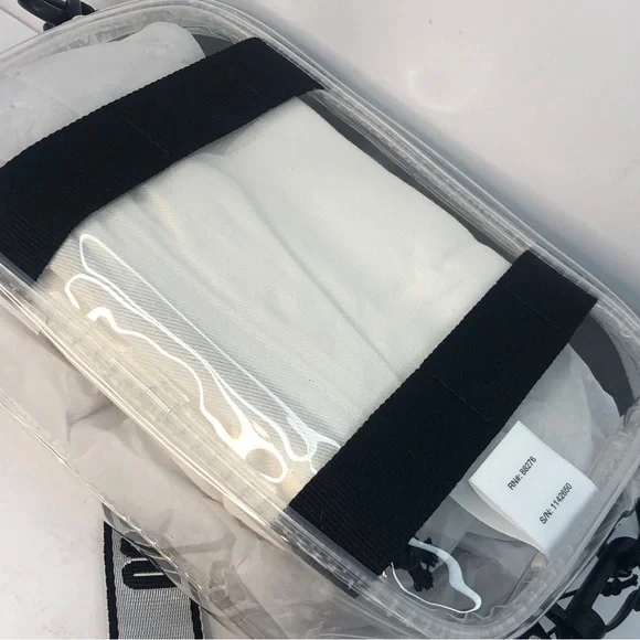 UGG Black and Clear Janey II Transparent Crossbody Belt-bag Clutch - Picture 9 of 11